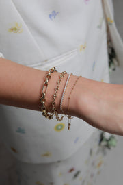 Adjustable Tennis Bracelet (Yellow Gold)