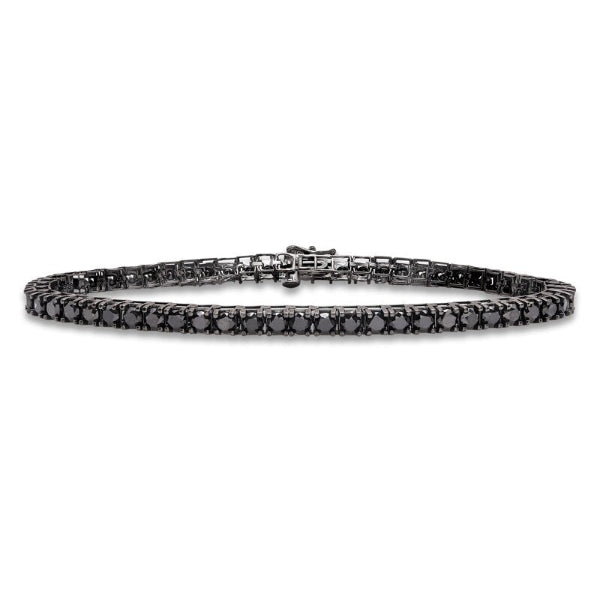 Black Diamond Tennis Bracelet